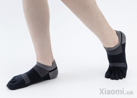 Носки 90FUN Coolmas Sports Five Finger Socks 2 pairs Grey 35-39